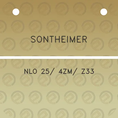 sontheimer-nlo-25-4zm-z33