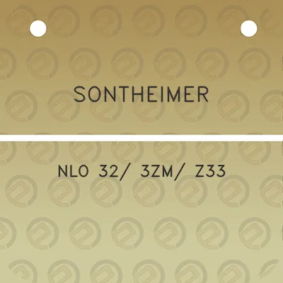 sontheimer-nlo-32-3zm-z33