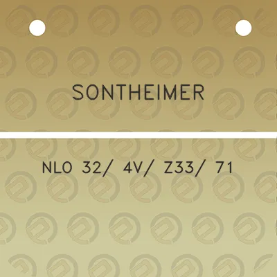 sontheimer-nlo-32-4v-z33-71