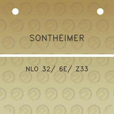 sontheimer-nlo-32-6e-z33