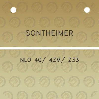 sontheimer-nlo-40-4zm-z33