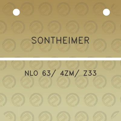 sontheimer-nlo-63-4zm-z33