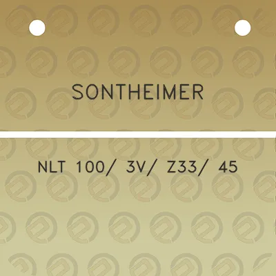 sontheimer-nlt-100-3v-z33-45