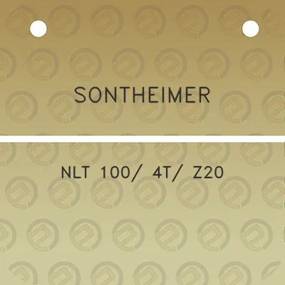 sontheimer-nlt-100-4t-z20