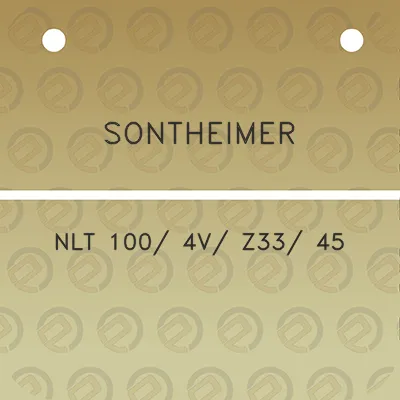 sontheimer-nlt-100-4v-z33-45