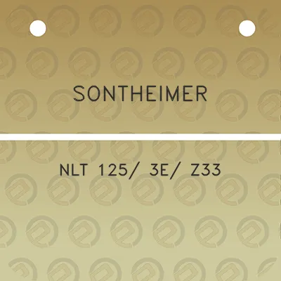 sontheimer-nlt-125-3e-z33