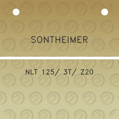 sontheimer-nlt-125-3t-z20