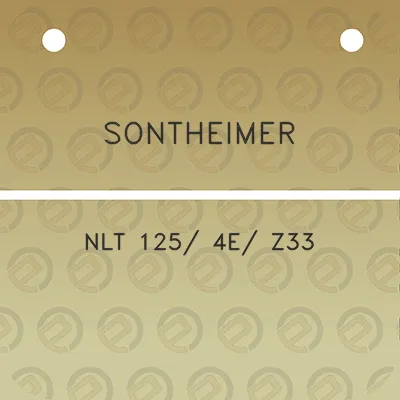 sontheimer-nlt-125-4e-z33