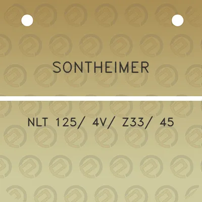 sontheimer-nlt-125-4v-z33-45