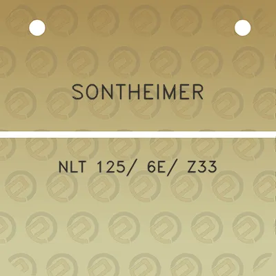 sontheimer-nlt-125-6e-z33