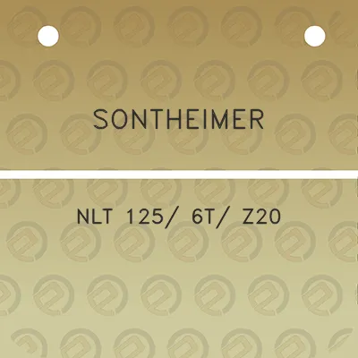 sontheimer-nlt-125-6t-z20