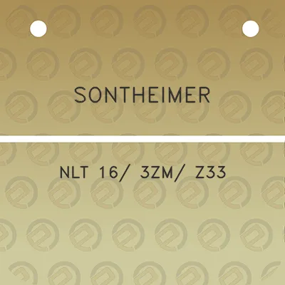 sontheimer-nlt-16-3zm-z33