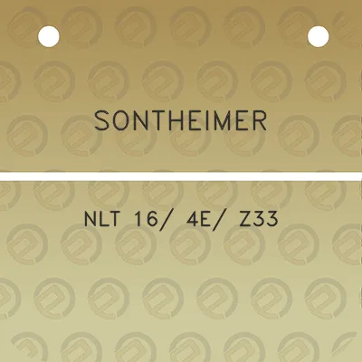 sontheimer-nlt-16-4e-z33