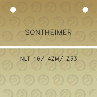 sontheimer-nlt-16-4zm-z33