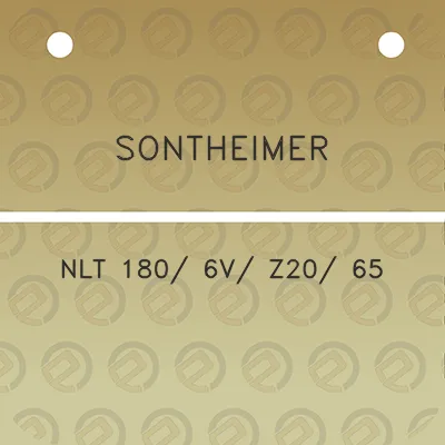 sontheimer-nlt-180-6v-z20-65