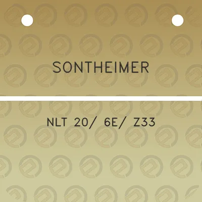 sontheimer-nlt-20-6e-z33