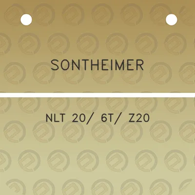 sontheimer-nlt-20-6t-z20