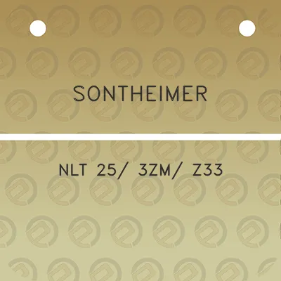 sontheimer-nlt-25-3zm-z33