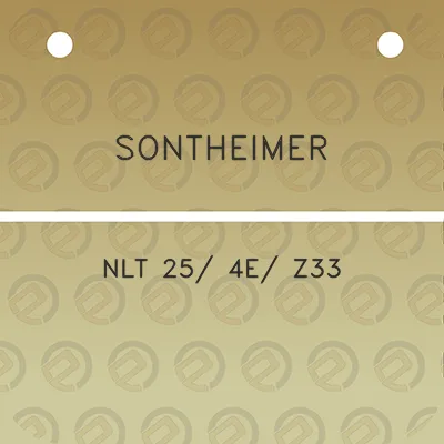 sontheimer-nlt-25-4e-z33