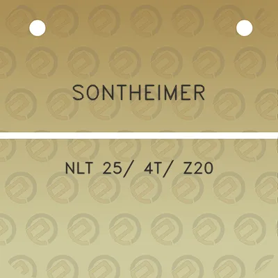 sontheimer-nlt-25-4t-z20