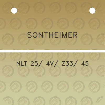 sontheimer-nlt-25-4v-z33-45