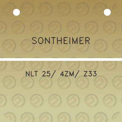 sontheimer-nlt-25-4zm-z33