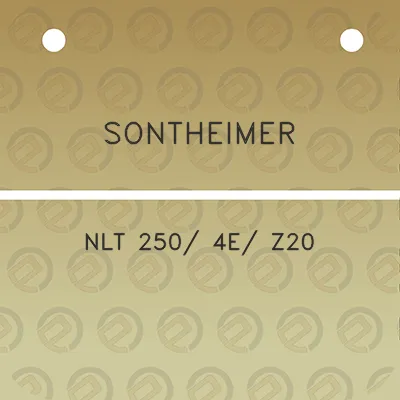 sontheimer-nlt-250-4e-z20