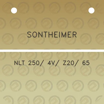 sontheimer-nlt-250-4v-z20-65