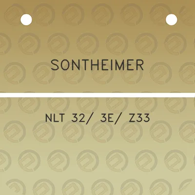 sontheimer-nlt-32-3e-z33