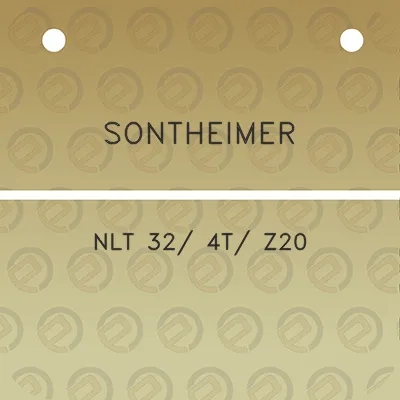 sontheimer-nlt-32-4t-z20