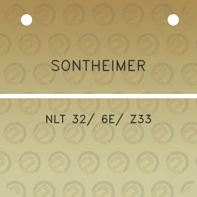 sontheimer-nlt-32-6e-z33