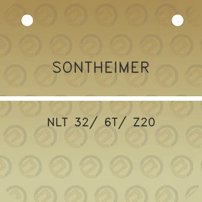 sontheimer-nlt-32-6t-z20