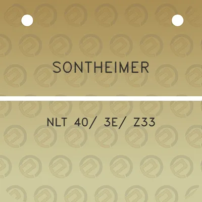 sontheimer-nlt-40-3e-z33