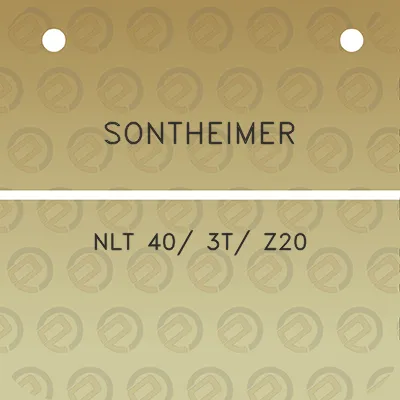 sontheimer-nlt-40-3t-z20