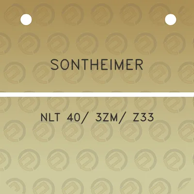 sontheimer-nlt-40-3zm-z33