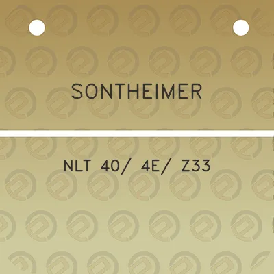 sontheimer-nlt-40-4e-z33