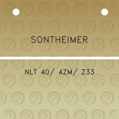 sontheimer-nlt-40-4zm-z33