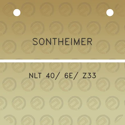 sontheimer-nlt-40-6e-z33