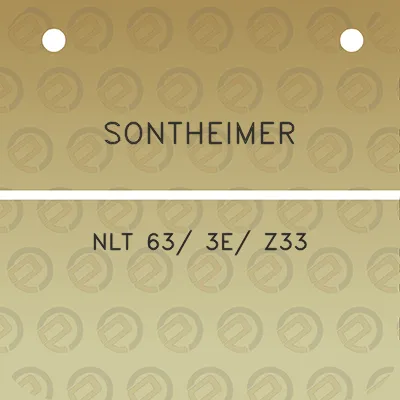 sontheimer-nlt-63-3e-z33