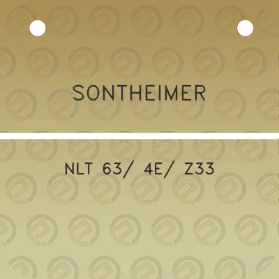 sontheimer-nlt-63-4e-z33