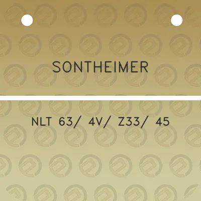 sontheimer-nlt-63-4v-z33-45