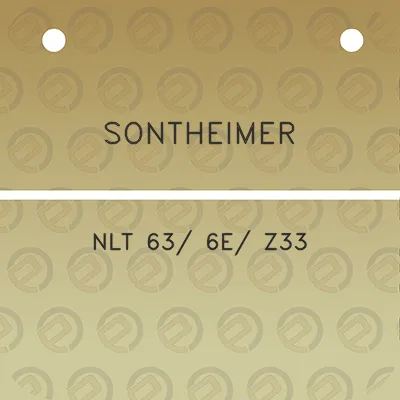 sontheimer-nlt-63-6e-z33