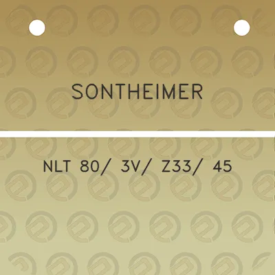 sontheimer-nlt-80-3v-z33-45