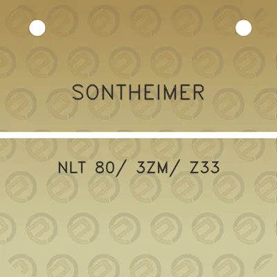 sontheimer-nlt-80-3zm-z33