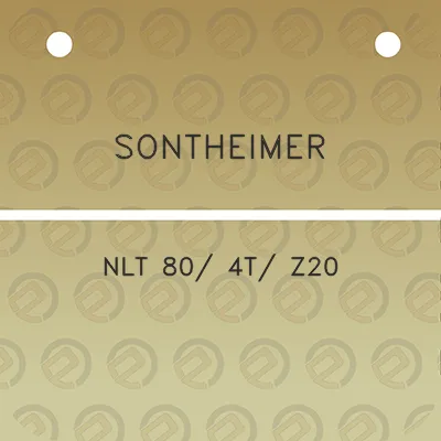 sontheimer-nlt-80-4t-z20