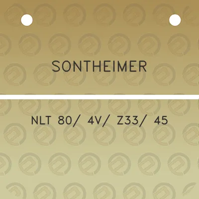 sontheimer-nlt-80-4v-z33-45