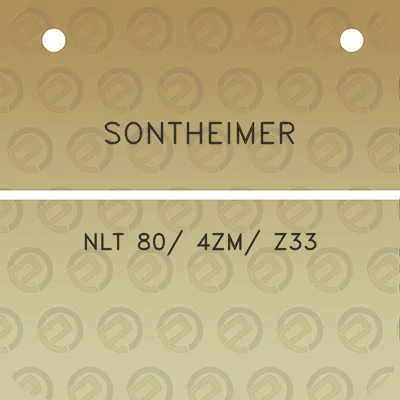 sontheimer-nlt-80-4zm-z33