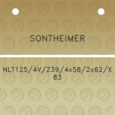 sontheimer-nlt1254vz394x582x62x83