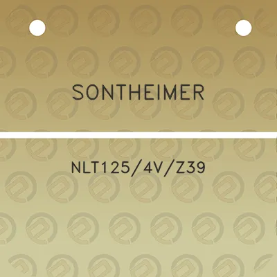 sontheimer-nlt1254vz39