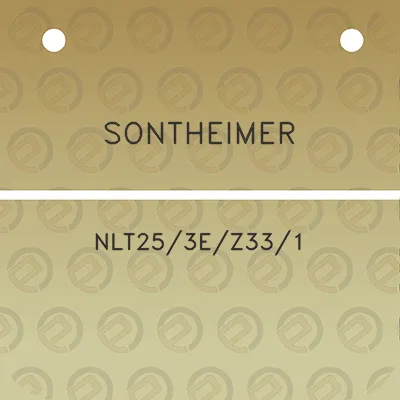 sontheimer-nlt253ez331